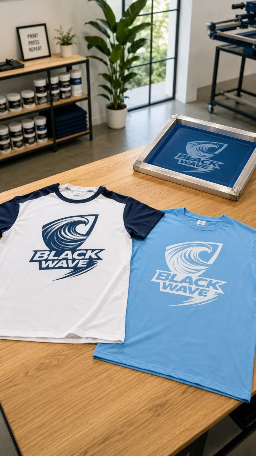 Camisetas personalizadas con serigrafía textil