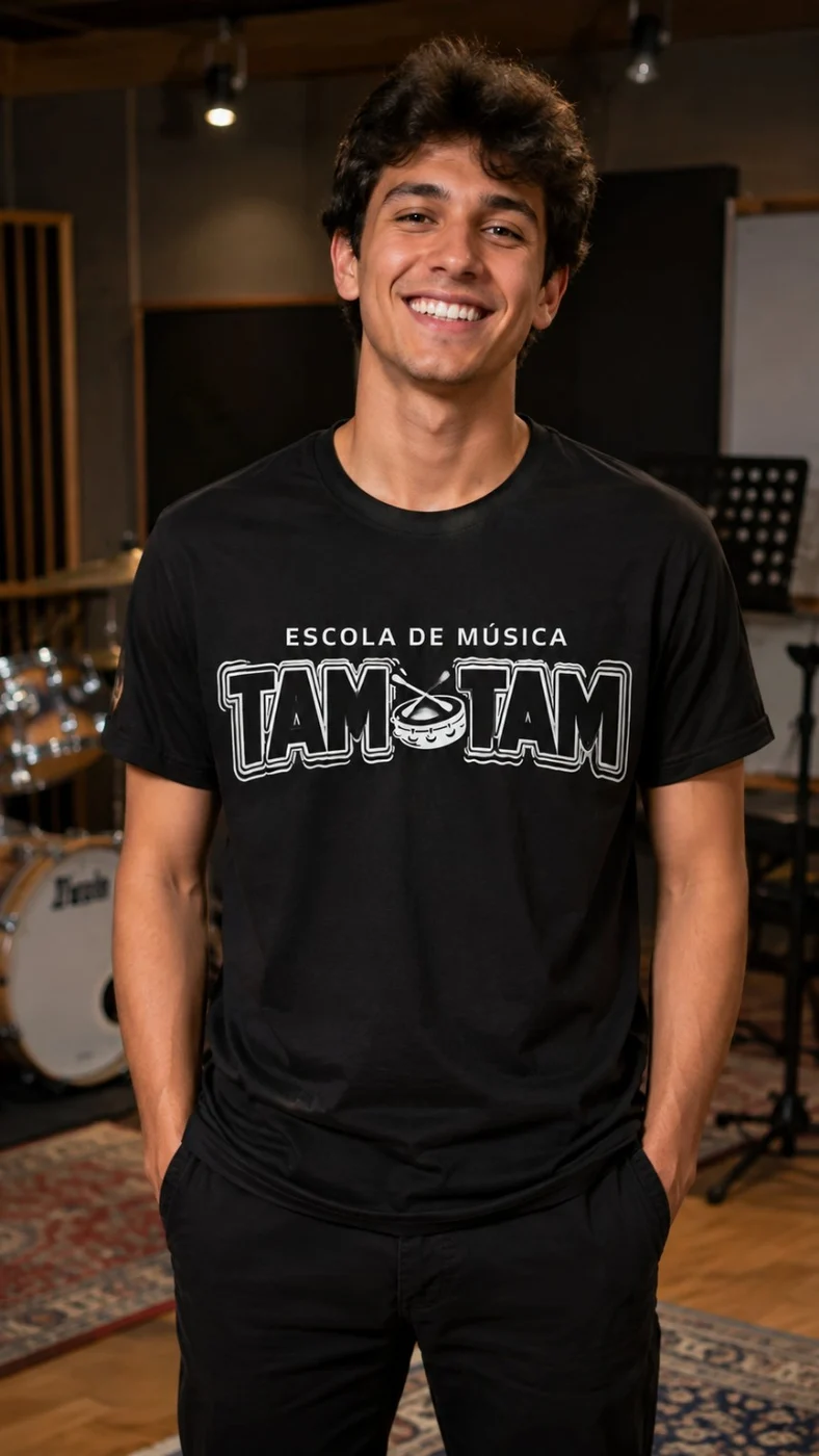 Camiseta personalizada para escuela de música