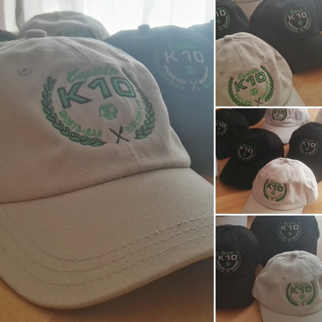 Gorras corporativas personalizadas mediante bordado